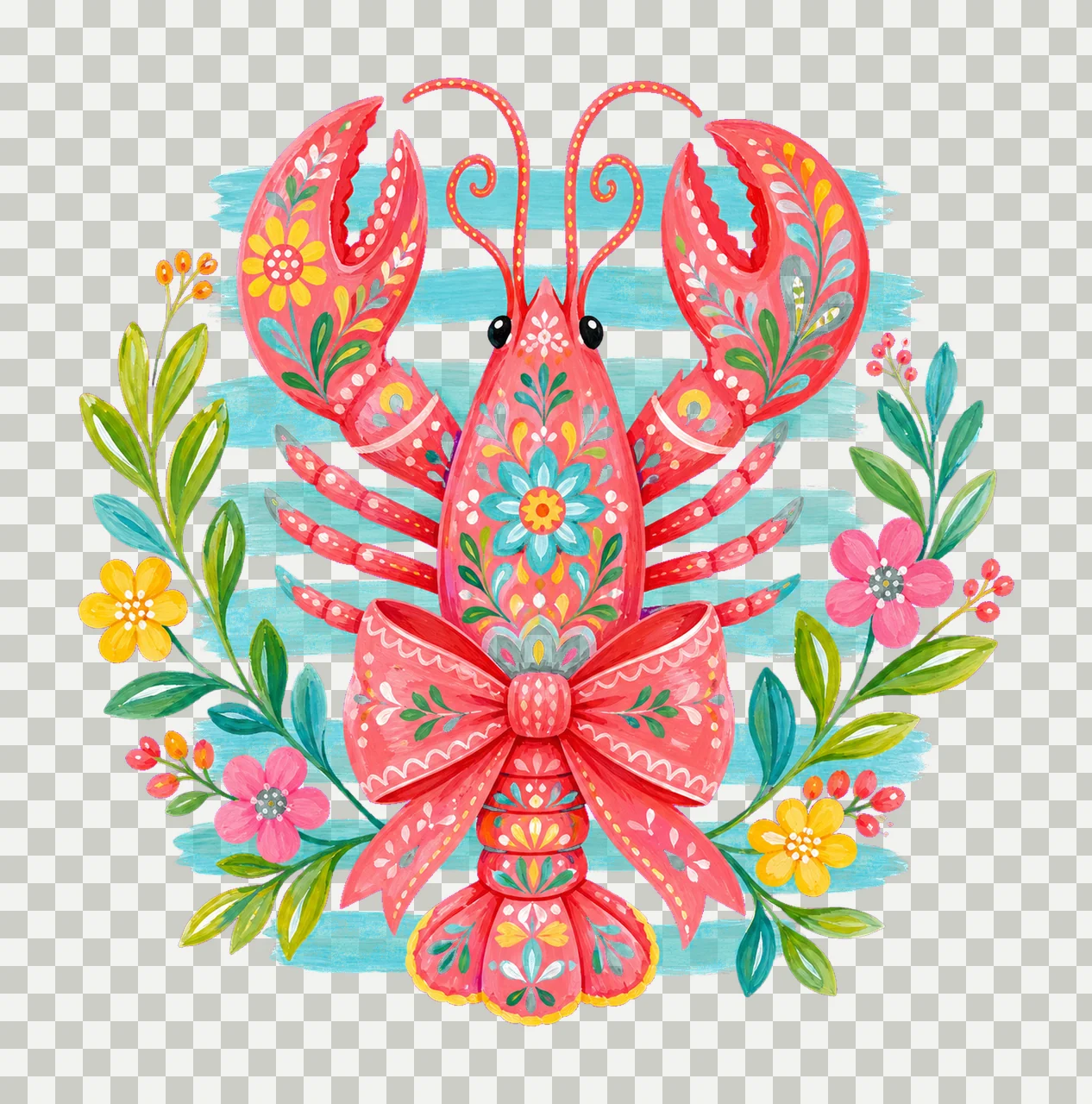 Coastal Summer Vibes Beach Life sublimation Variation A transparency and detail preview thumbnail