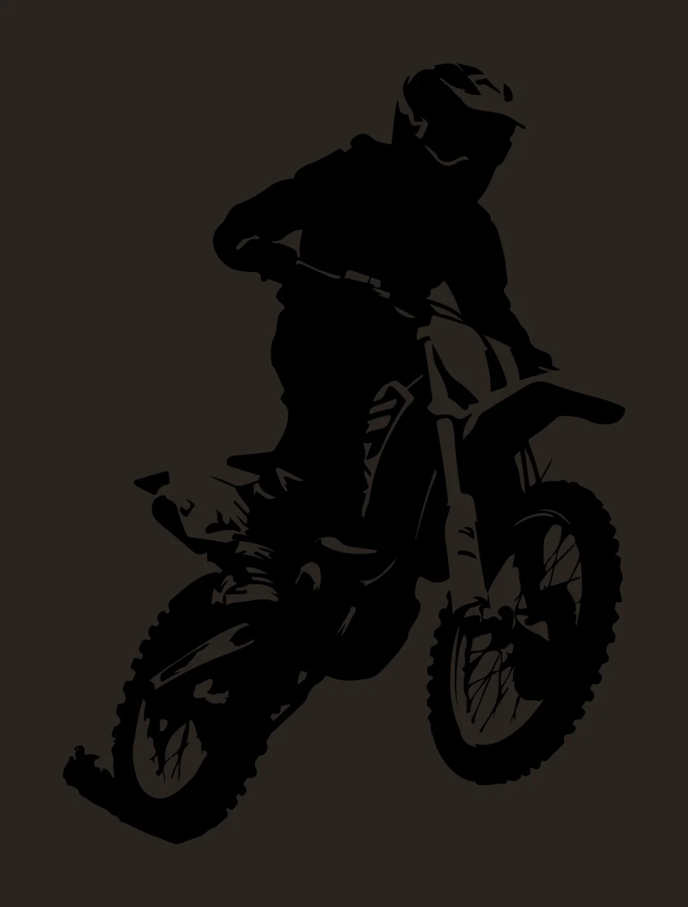 Can Glass Wrap Motorcycle Rider Jumping With Person contrast preview thumbnail