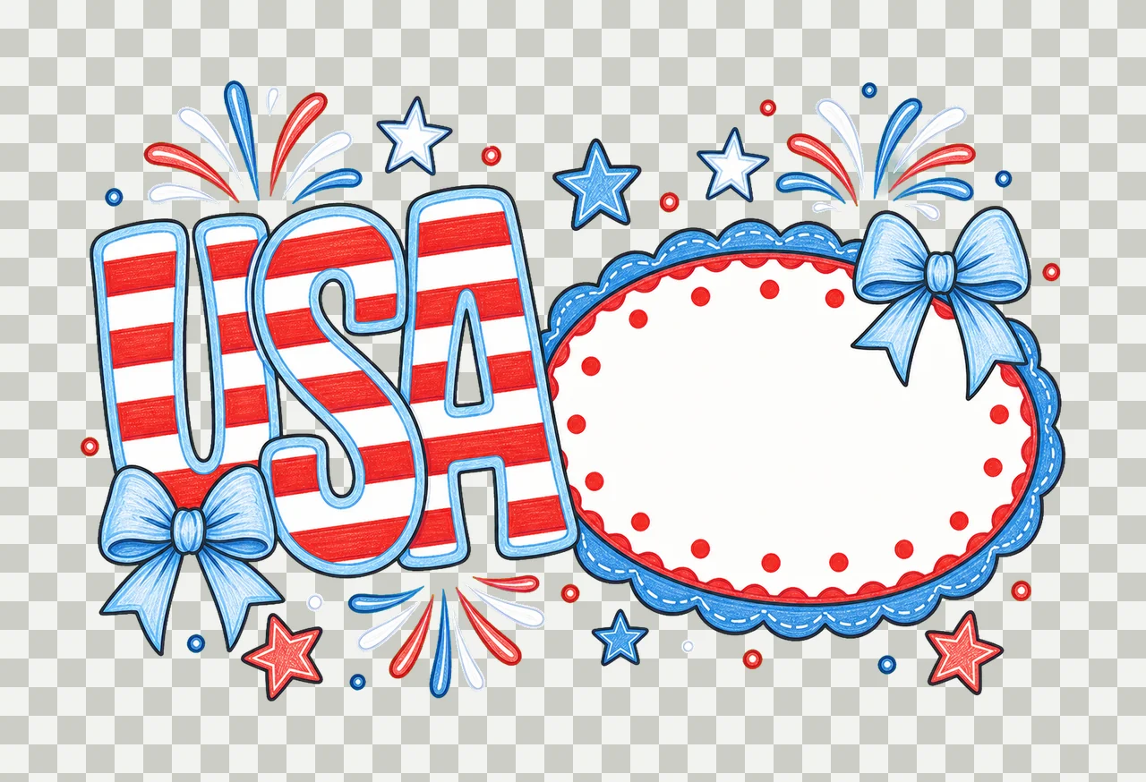 Independence Name Plate American Design Kids Variation A transparency and detail preview thumbnail