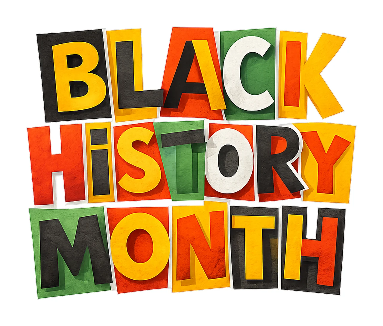 Black History Month Y2K Collage Afro American History Am