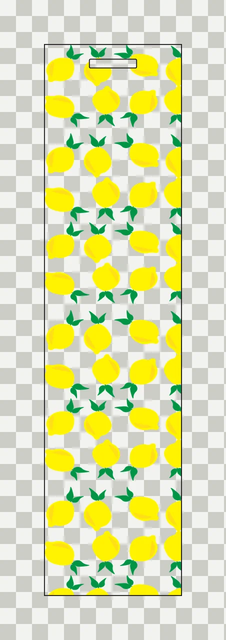 Black And White Lemon Pattern repeating leaf graphic plain transparency and detail preview thumbnail