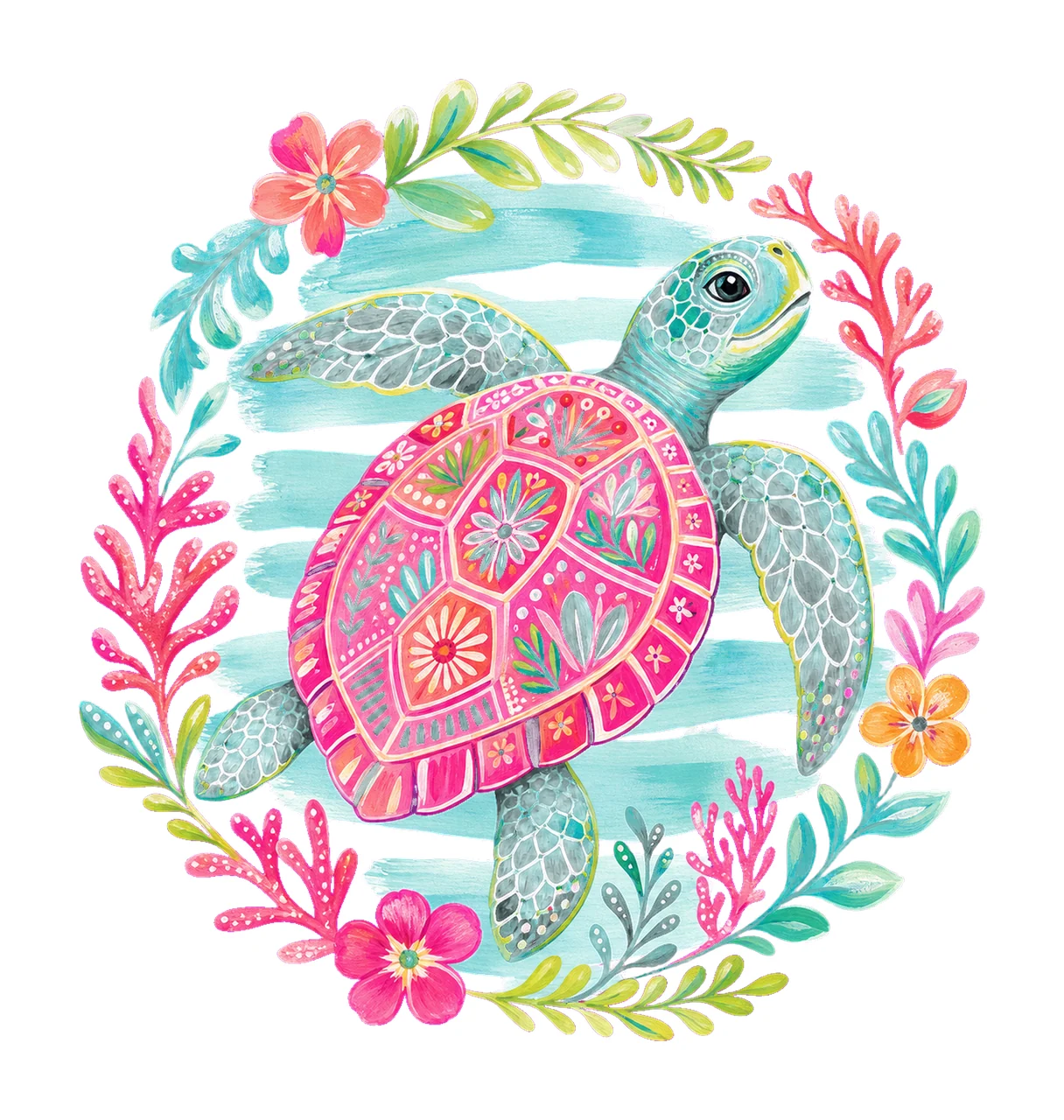 Coastal Summer Vibes Beach Life sublimation Variation B
