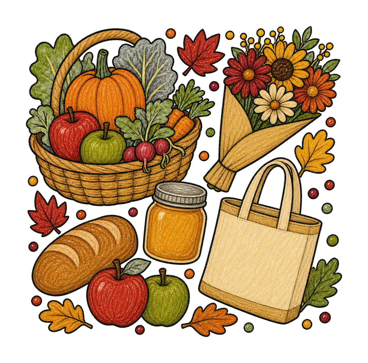 fall farmers market 04 cozy crayon sublimation instant shirt