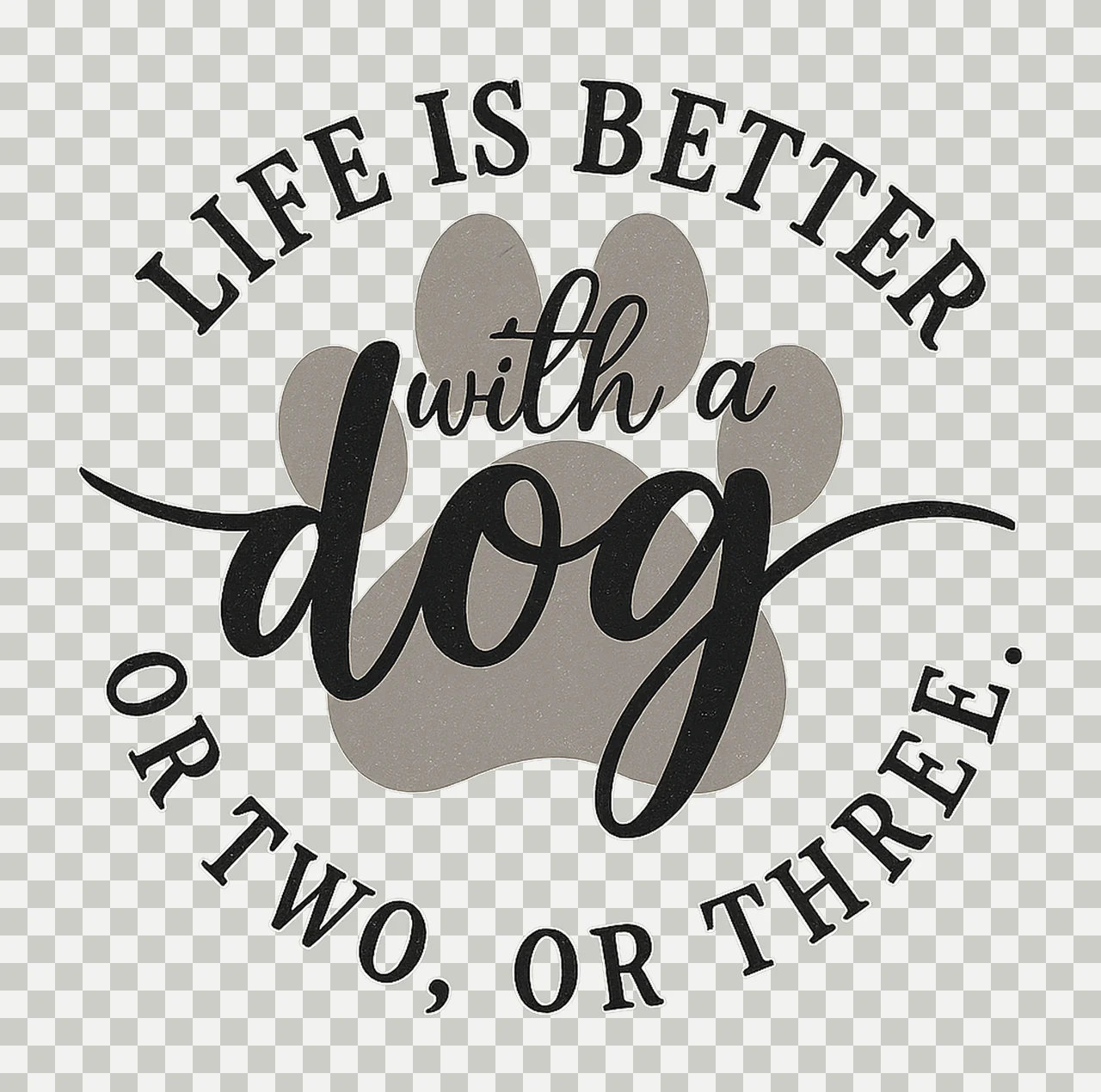 Funny Dog Lover Life is Better with Dog Mom Humor Shirt Pet transparency and detail preview thumbnail