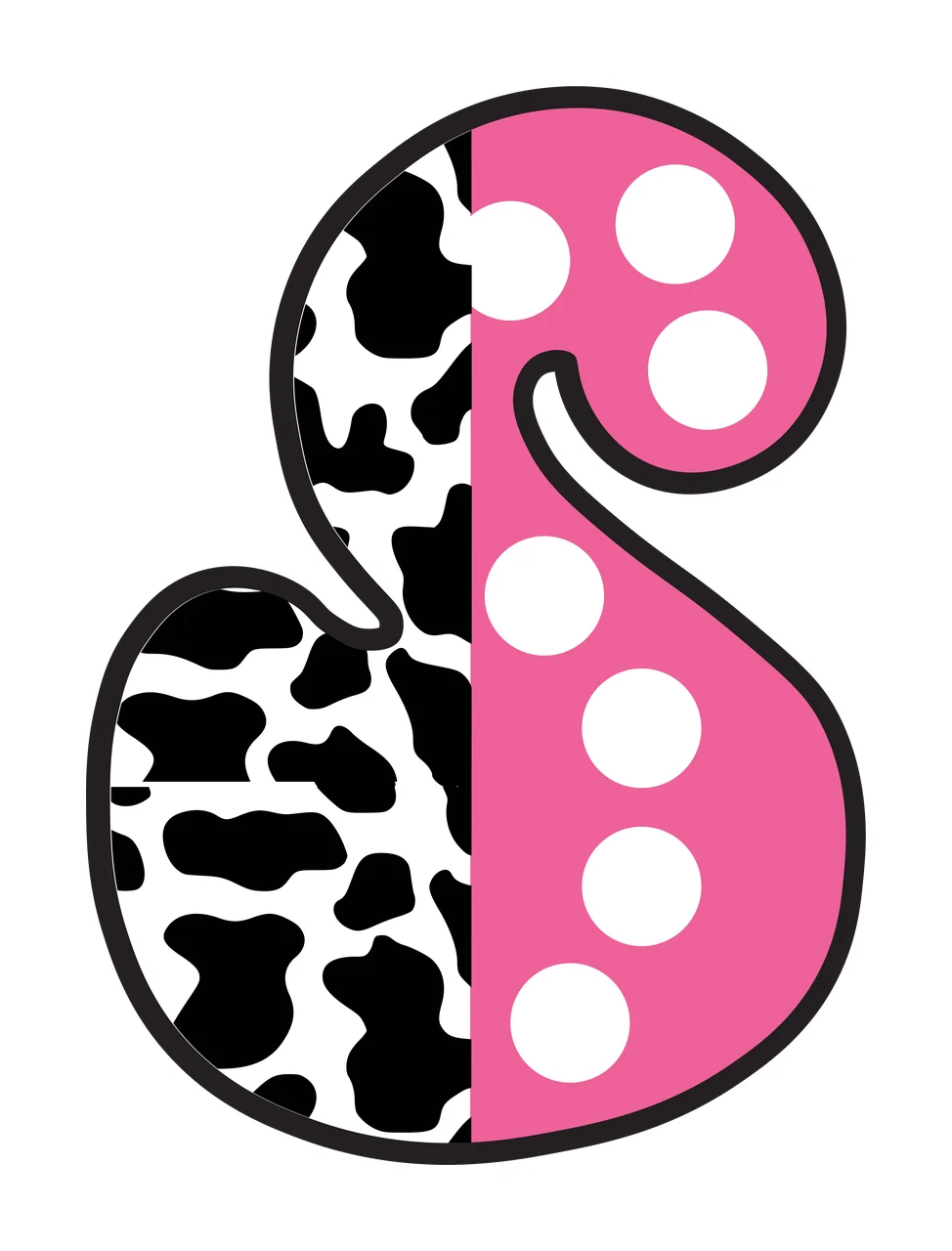 Half Cow Bright Font Dalmatian Race Doodle Leopard Character 11 racing