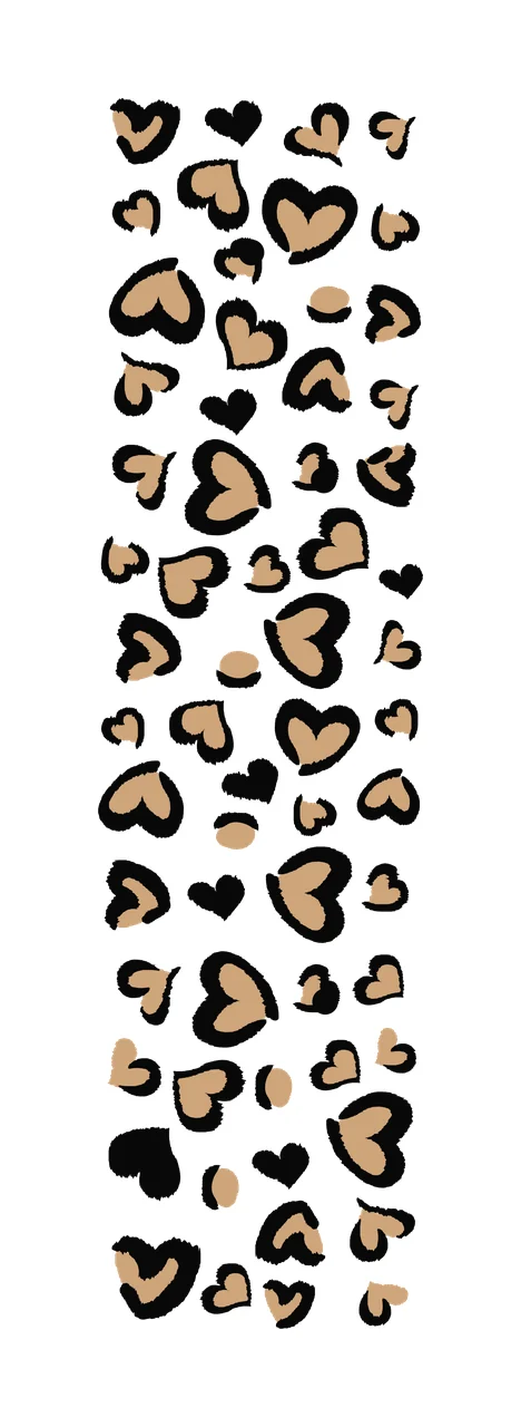 Heart Black Shapes Pattern hearts silhouette white plain shape