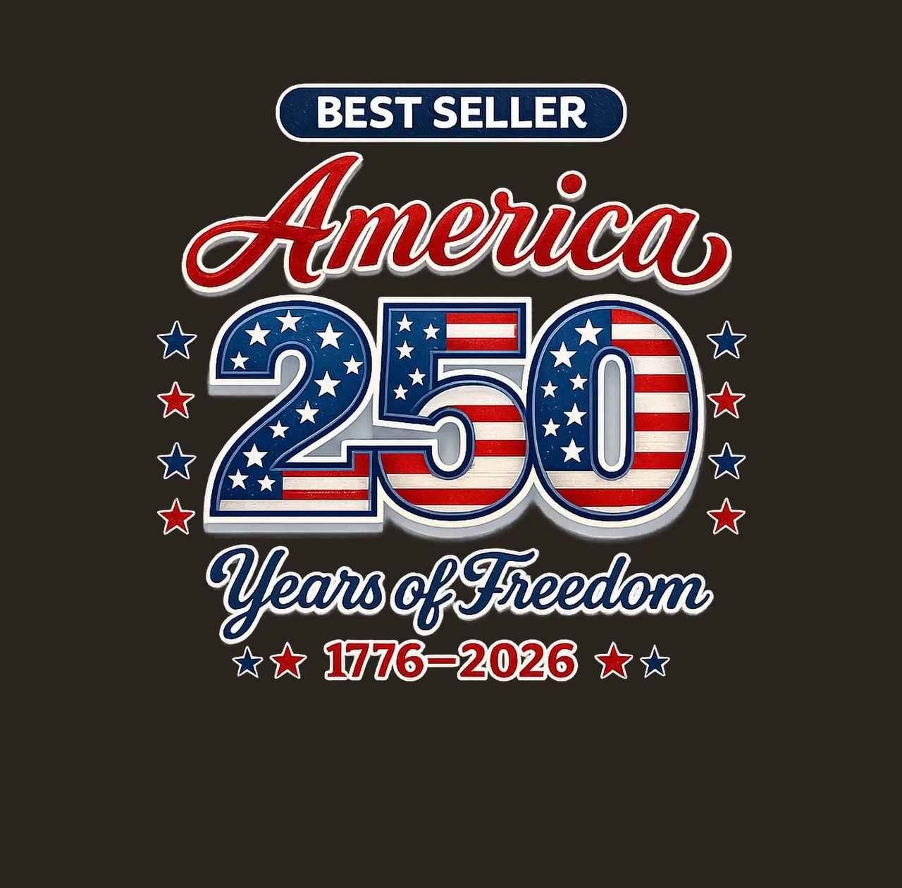 USA 250th Anniversary America 250 Sublimation Design 4th of contrast preview thumbnail