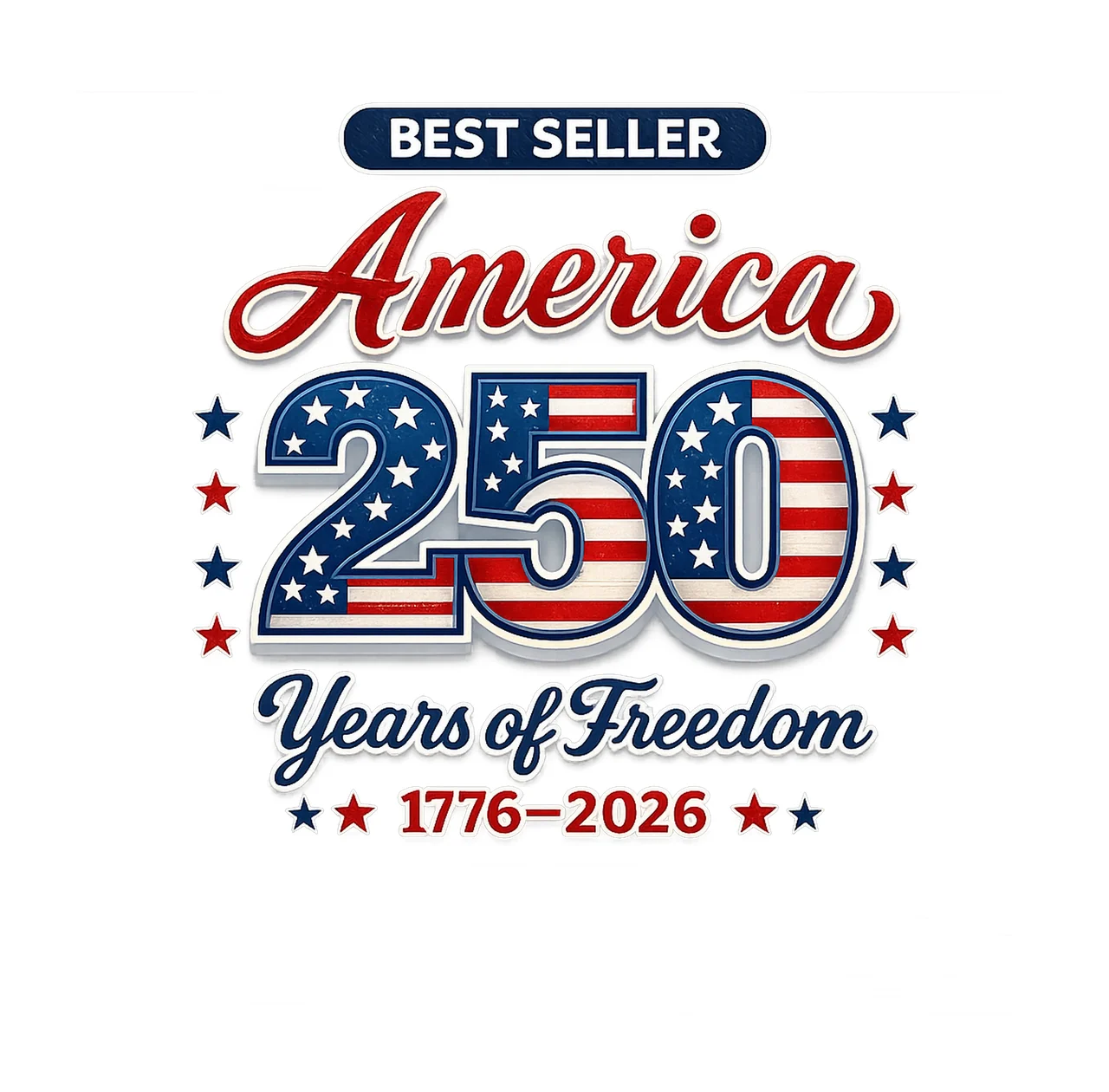 USA 250th Anniversary America 250 Sublimation Design 4th of