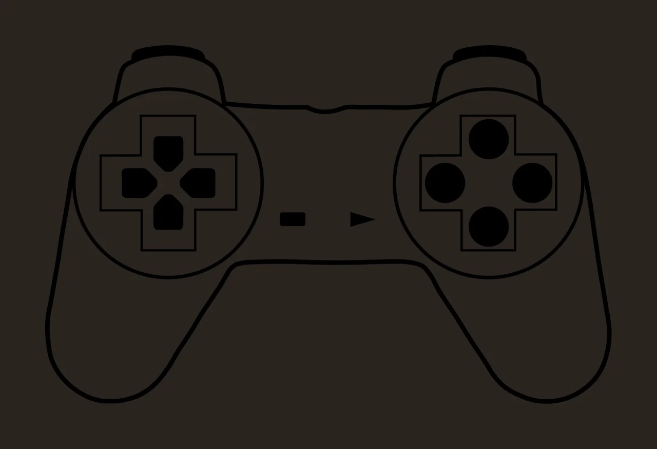 Can Glass Wrap Gaming Controller Outline contrast preview thumbnail