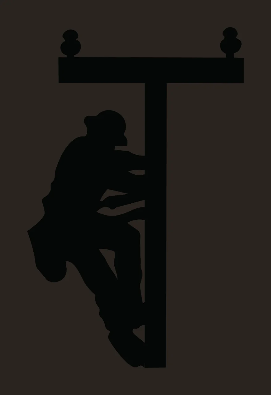 Lineman Monogram Character 01 scalable logo design icon contrast preview thumbnail