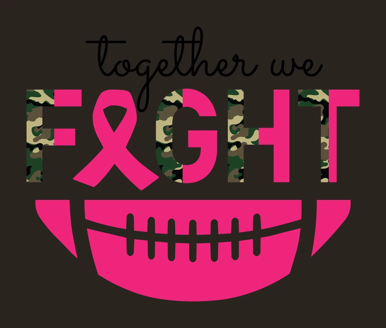Awareness Football Theme representing ribbon black white background contrast preview thumbnail