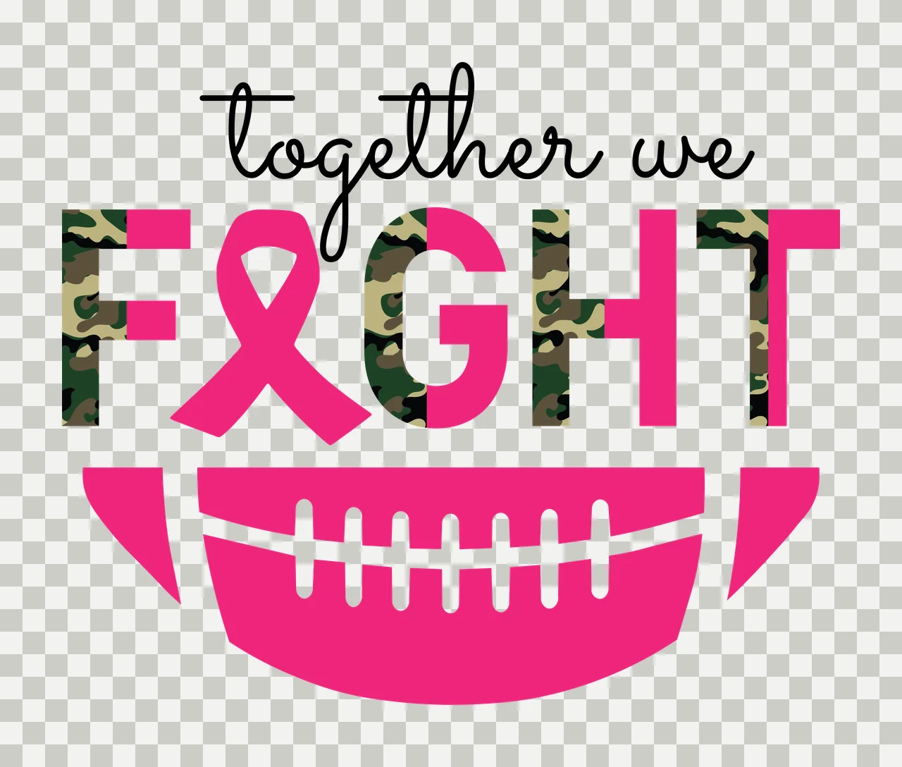 Awareness Football Theme representing ribbon black white background transparency and detail preview thumbnail