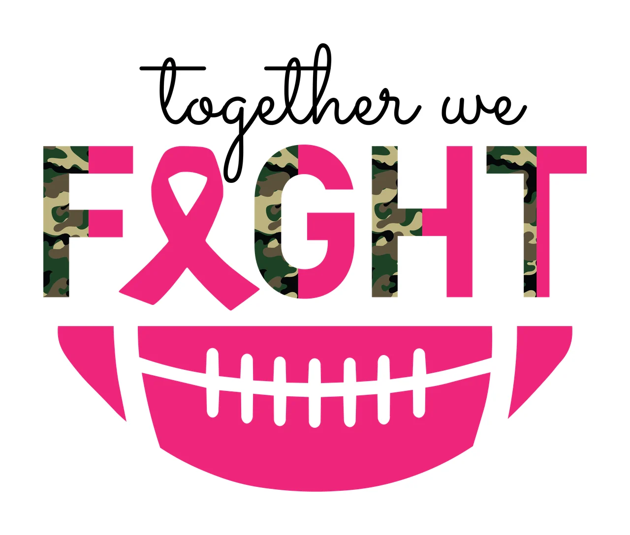 Awareness Football Theme representing ribbon black white background