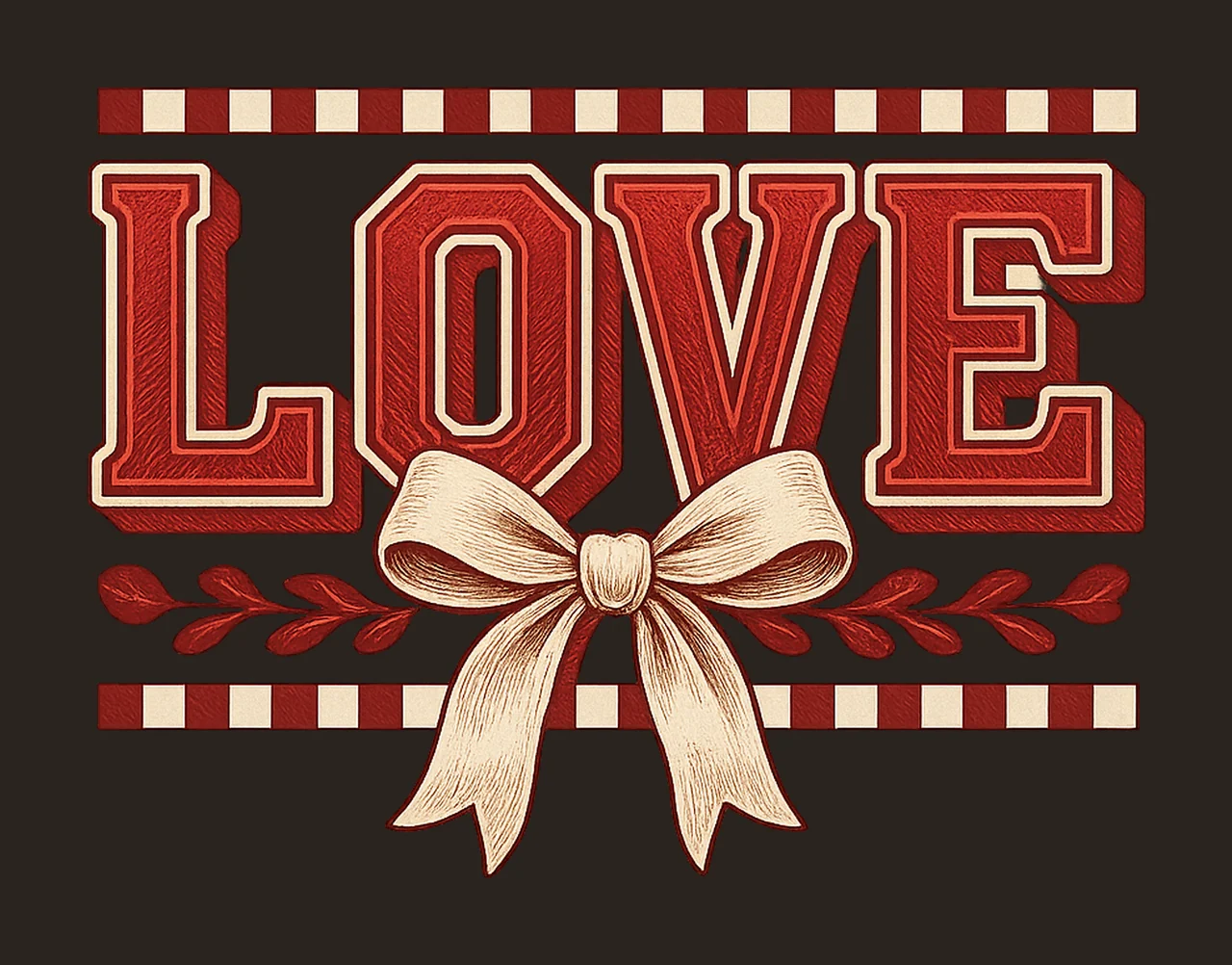 Retro XOXO Checker Coquette Valentines Varsity Design Cute contrast preview thumbnail