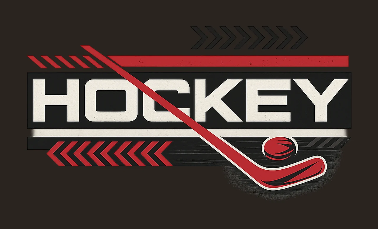 Hockey chevrons tee design Hockey Artwork Sports Shirt contrast preview thumbnail