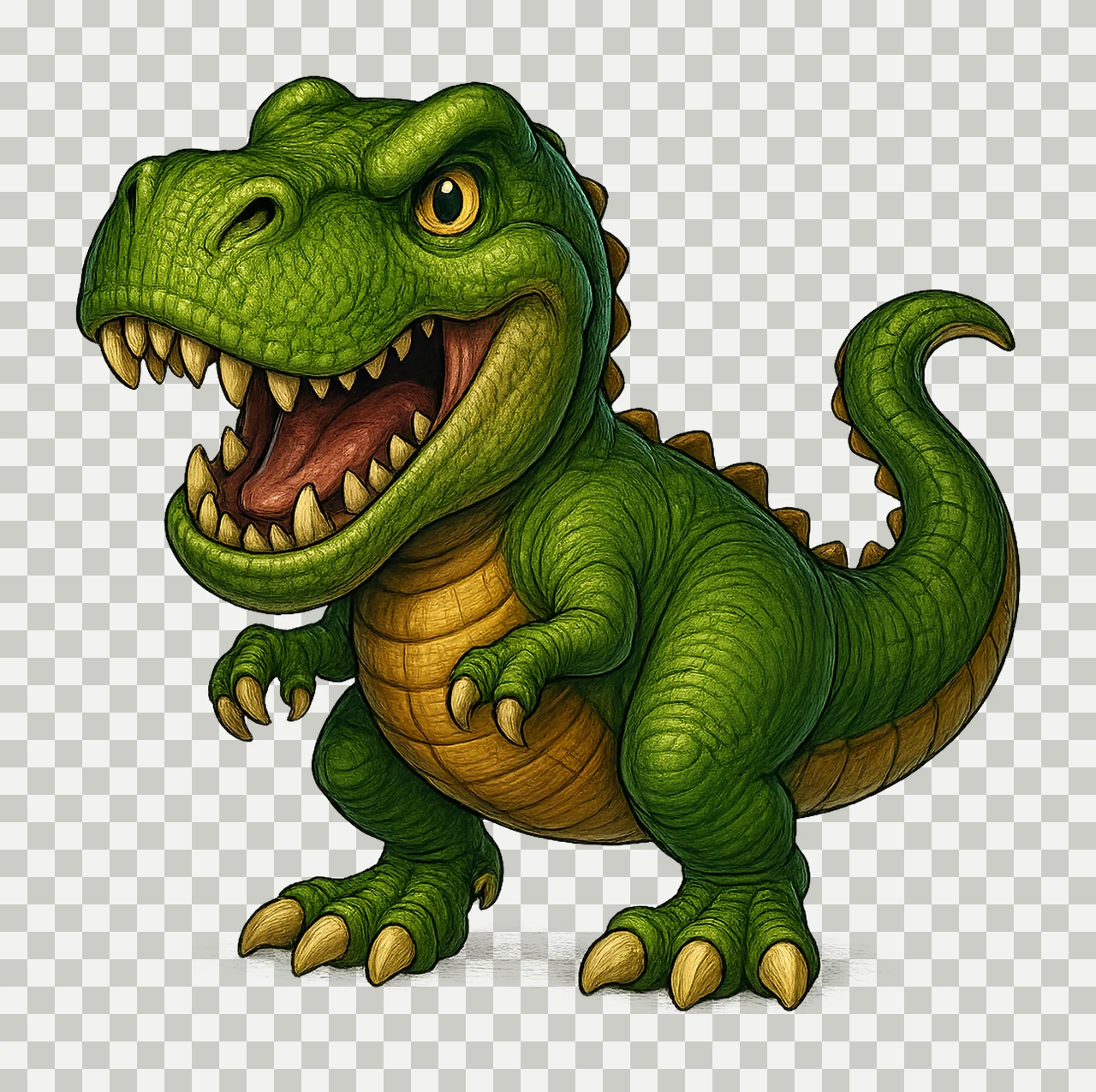 rex Sublimation Design Hand Drawn Dinosaur Art Cute Baby rex transparency and detail preview thumbnail