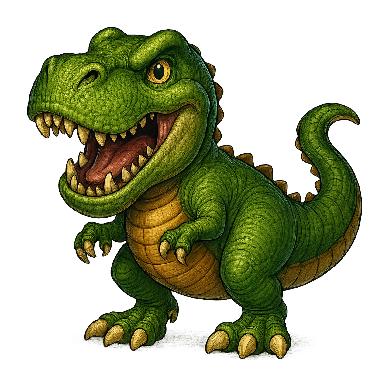 rex Sublimation Design Hand Drawn Dinosaur Art Cute Baby rex