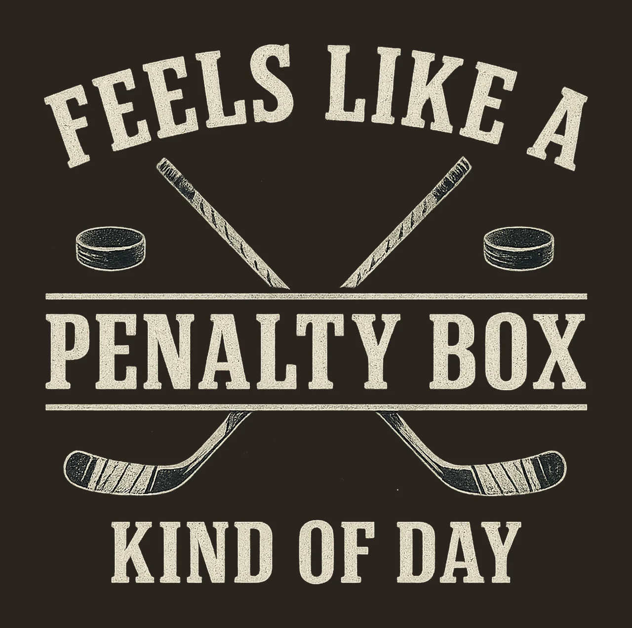 Hockey Penalty Box Sublimation Design Funny Sports DIY Shirt contrast preview thumbnail