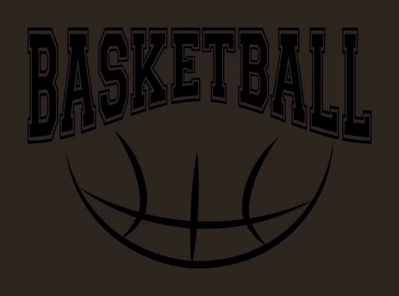 Can Glass Wrap Basketball Curved Text And Ball contrast preview thumbnail