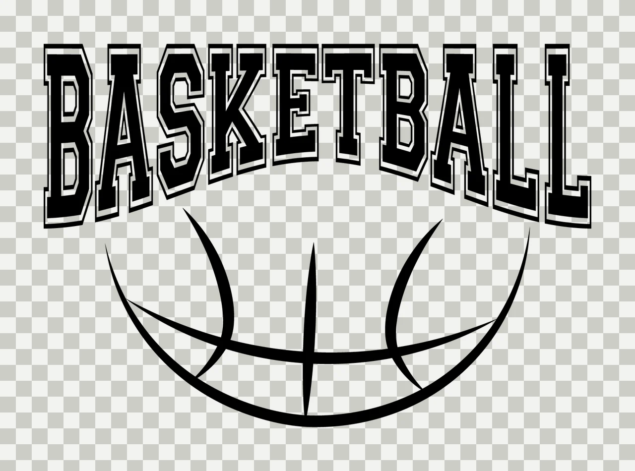 Can Glass Wrap Basketball Curved Text And Ball transparency and detail preview thumbnail
