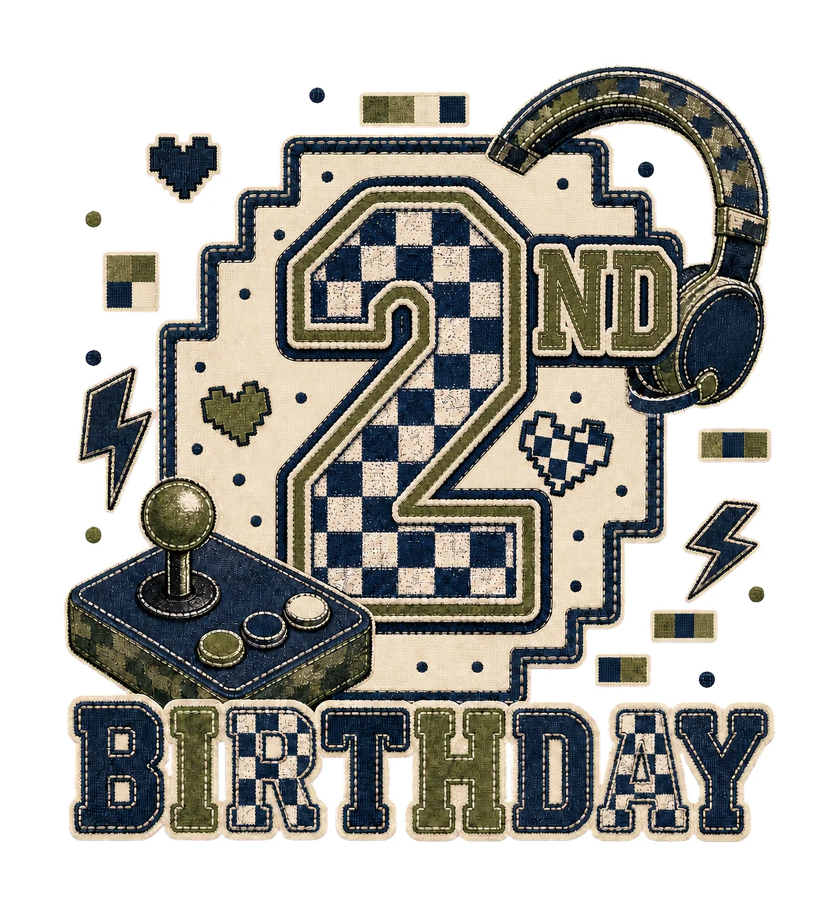 Star Camo Gamer Birthday sublimation instant Variation C