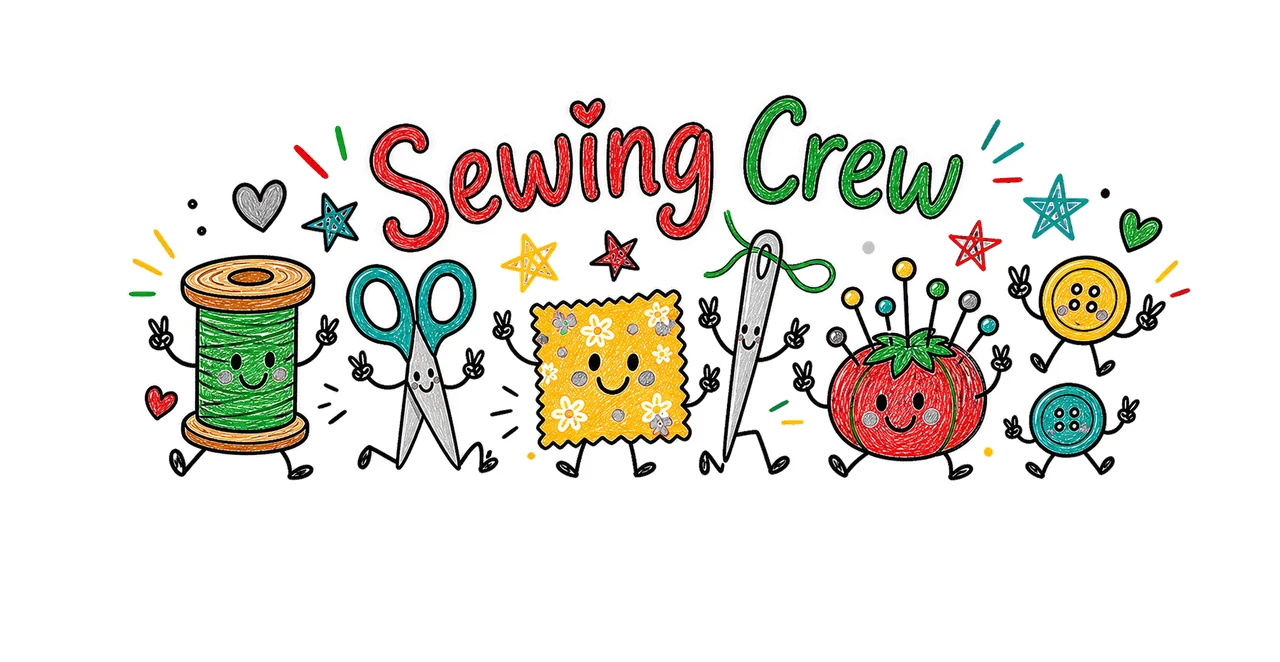 Sewing Doodle Crew sublimation instant shirt Variation C