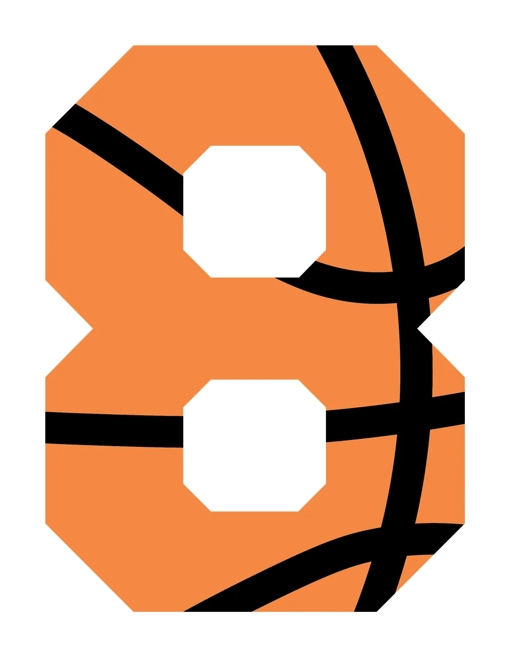 Can Glass Wrap Number 8 With Basketball