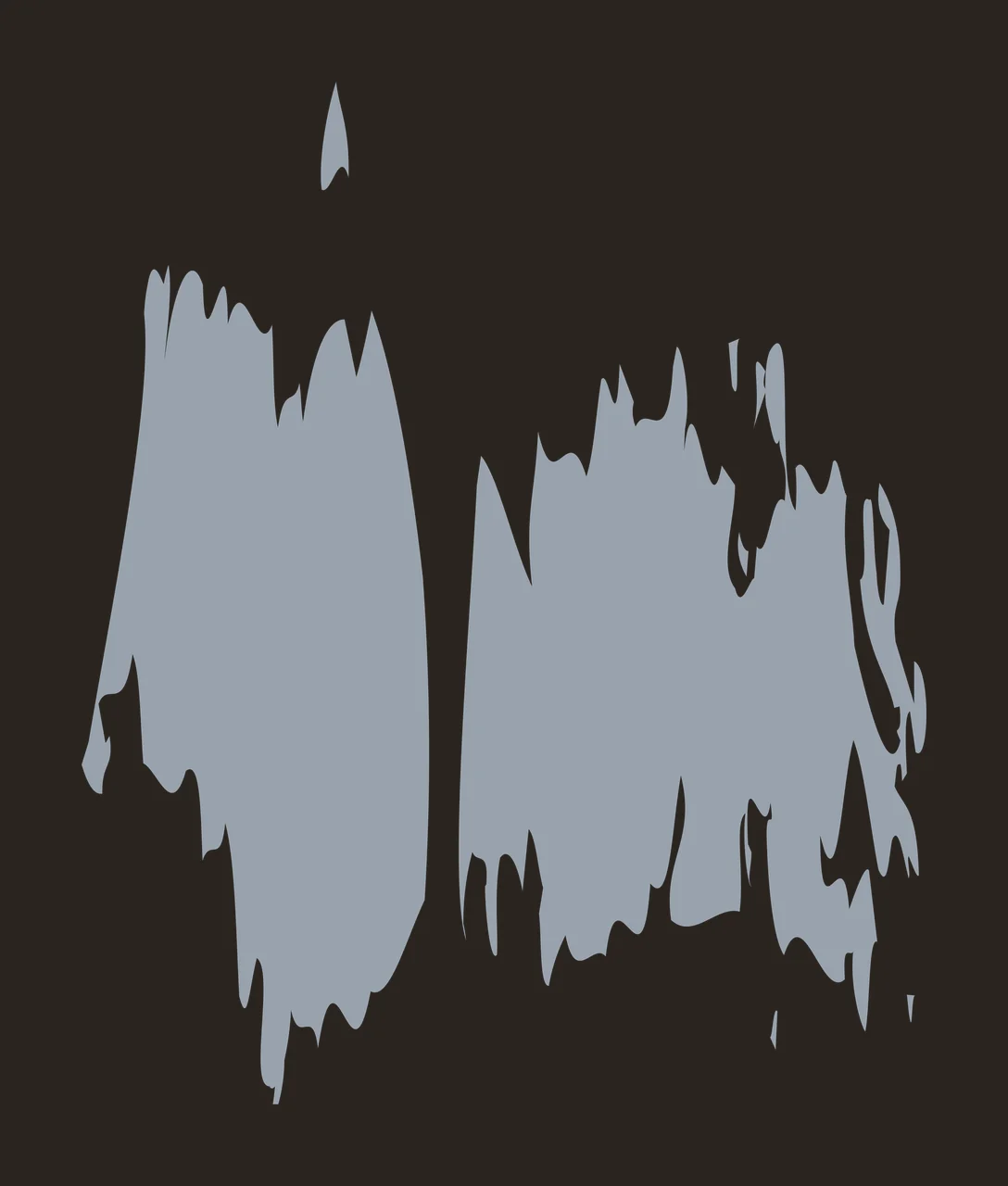 Keychain Vertical Brush Stroke Ink Marks strokes painted brushwork contrast preview thumbnail