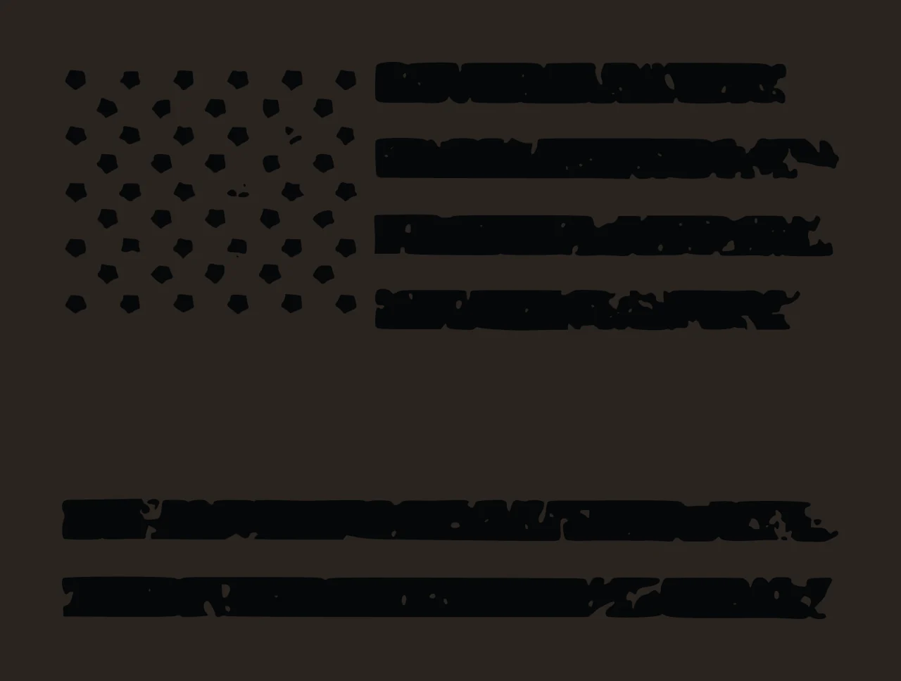 Flag American With Text Overlay stars stripes grunge black contrast preview thumbnail