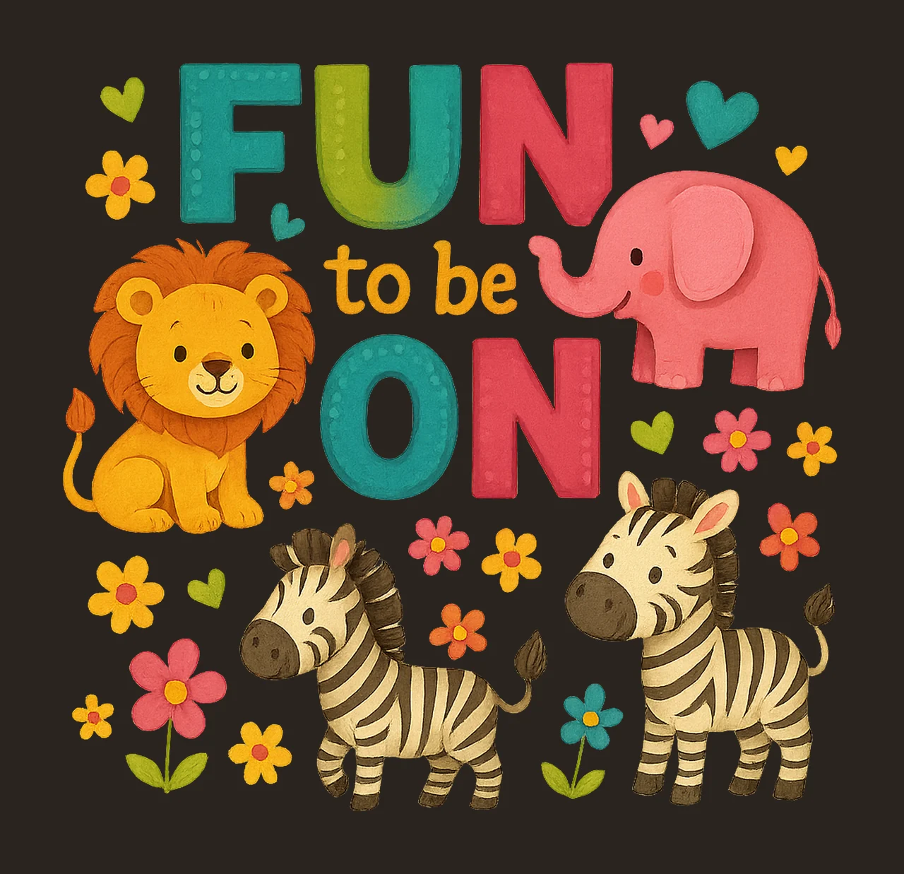Fun to be One Birthday Shirt Jungle Safari Theme First contrast preview thumbnail