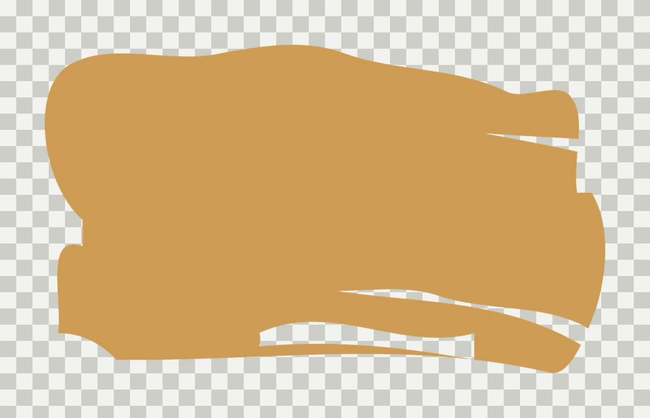 Paint Brush Black Horizontal Stroke Shape minimalist mark transparency and detail preview thumbnail