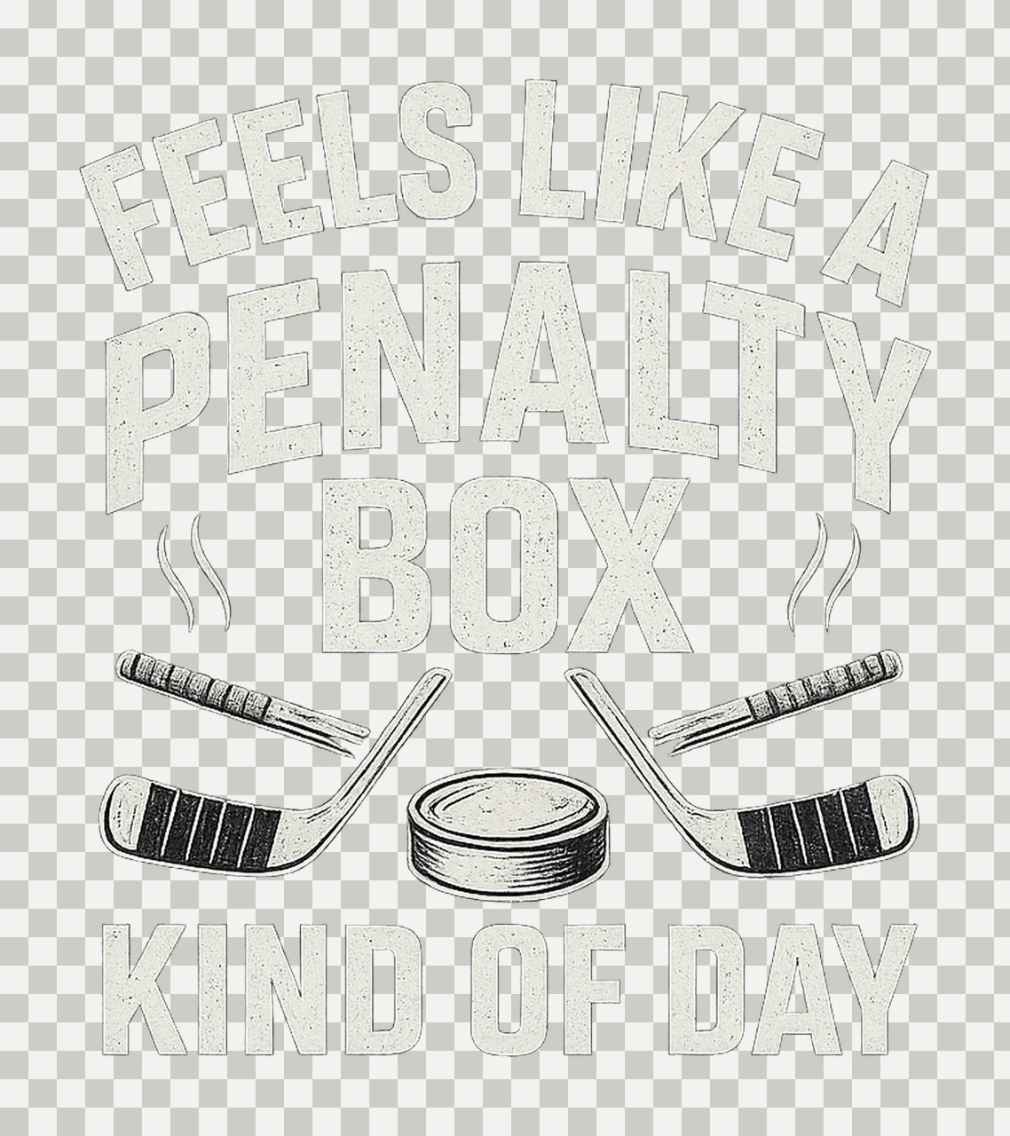 Hockey Penalty Box Design Funny Sports Sublimation DIY transparency and detail preview thumbnail