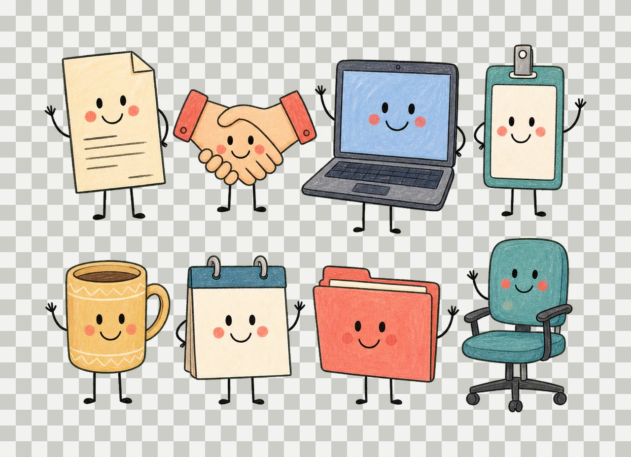 Human Resources Doodle Crew Cute HR Gift HR Variation A transparency and detail preview thumbnail