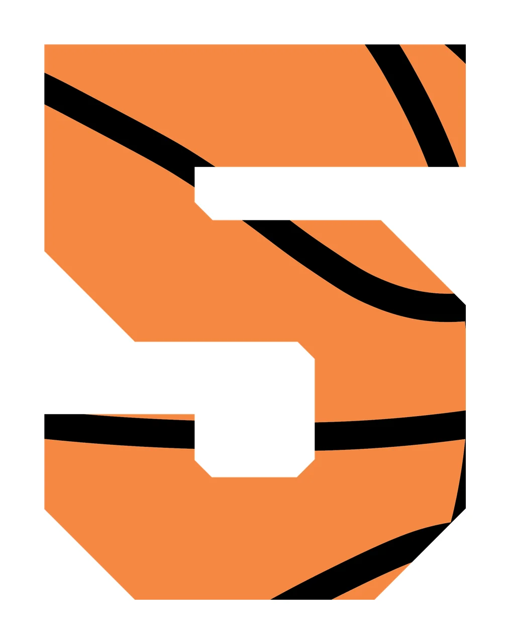 Can Glass Wrap 5 Number With Basketball Texture