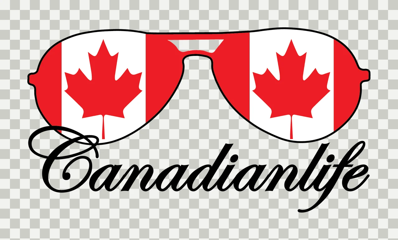 Canada Canadianlife Sunglasses With Maple Leaf Design black transparency and detail preview thumbnail