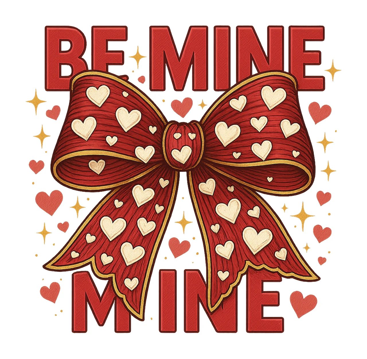 Pink Valentine Coquette Heart Be Mine Kiss Me XOXO Sweet