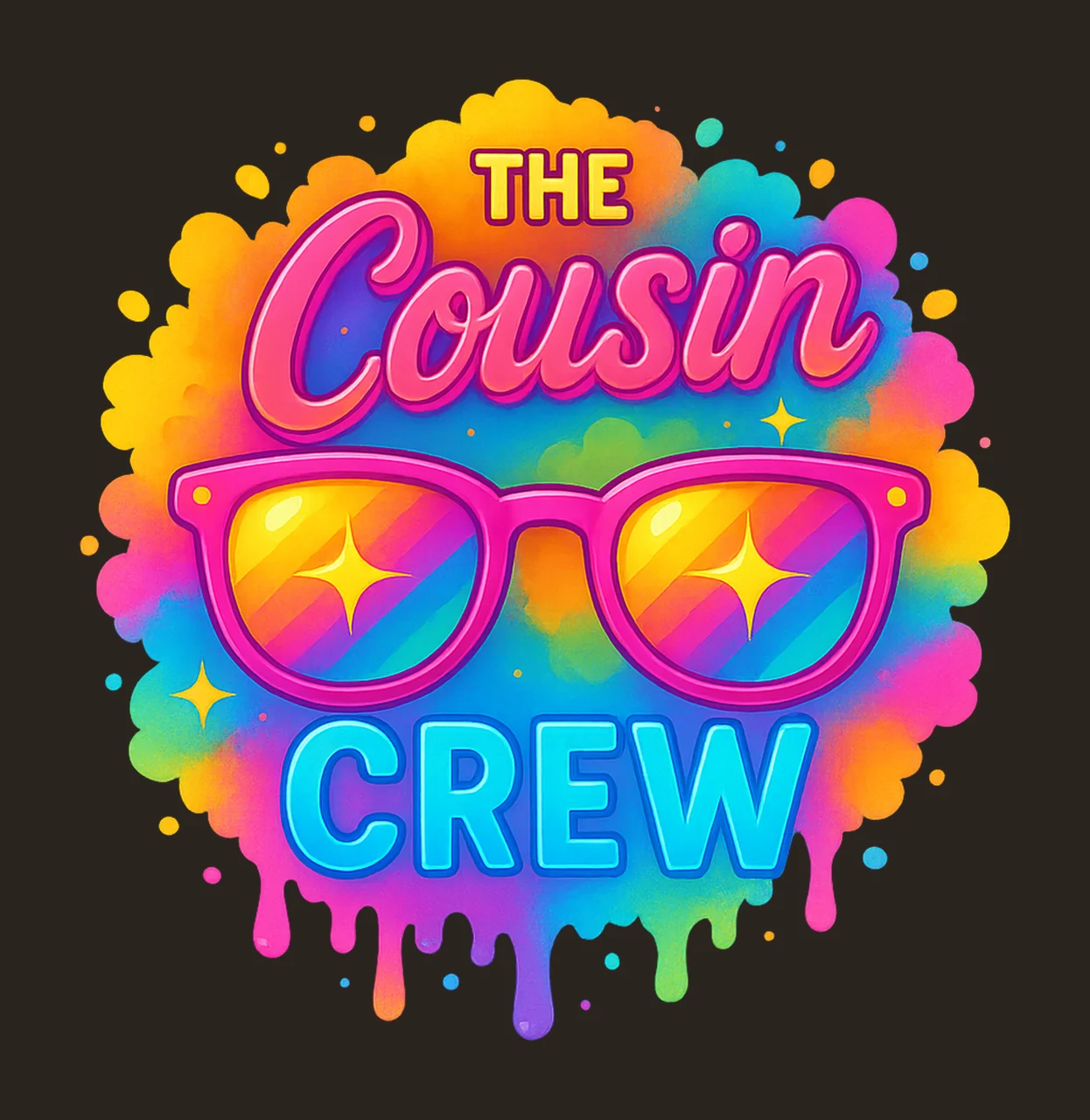 cousin crew colorful shine cousin crew 2025 family cruise contrast preview thumbnail