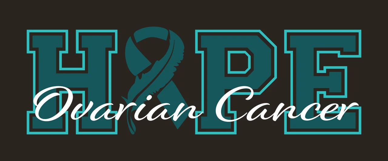 Cancer Awareness Ribbon Text Graphic black white neutral typography contrast preview thumbnail