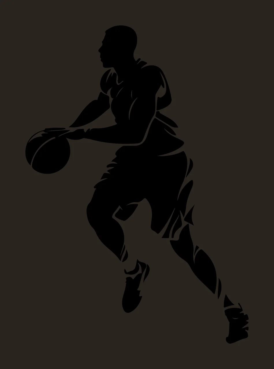 Can Glass Wrap Person Dribbling With Black contrast preview thumbnail