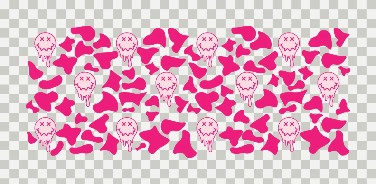 Can Glass Wrap Dripping Circles And Abstract Blob shapes repeated transparency and detail preview thumbnail