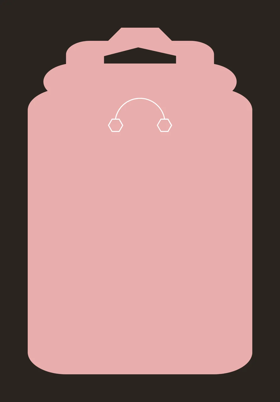 Keychain Black Rectangular Retail Hang Tag rectangle cutout contrast preview thumbnail