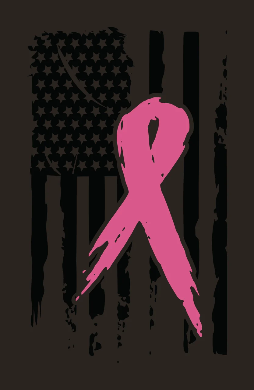 Flag Distressed American With Ribbon overlaying stars stripes contrast preview thumbnail