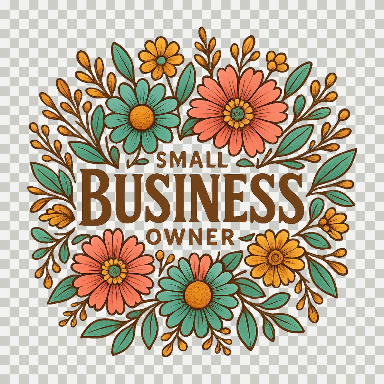 Floral Small Business Owner Small Business Craft Business transparency and detail preview thumbnail