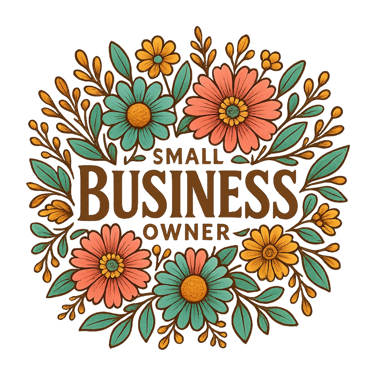Floral Small Business Owner Small Business Craft Business