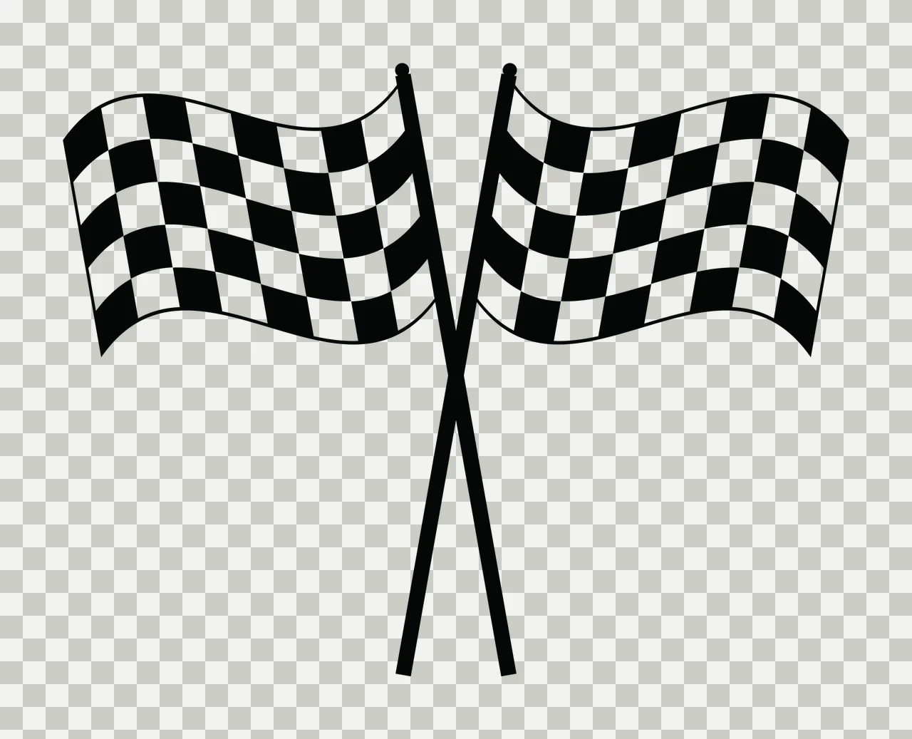 Can Glass Wrap Black And White Checkered Flags transparency and detail preview thumbnail