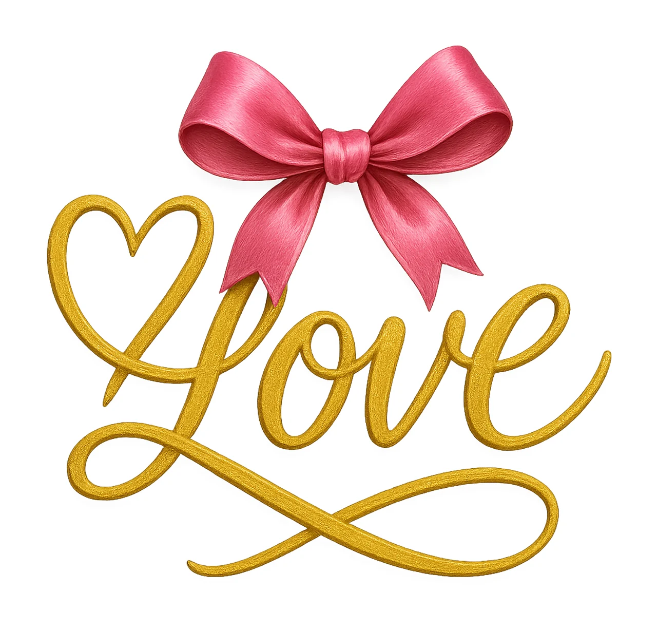 Love Valentine Coquette Sublimation Design Bow Valentine Day