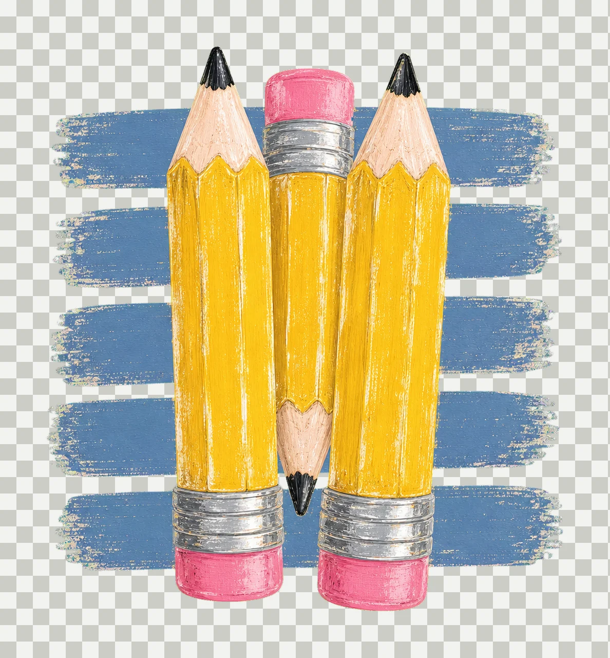 Coastal Pencil Stripes Fall Teacher Mom Teaching Variation F transparency and detail preview thumbnail