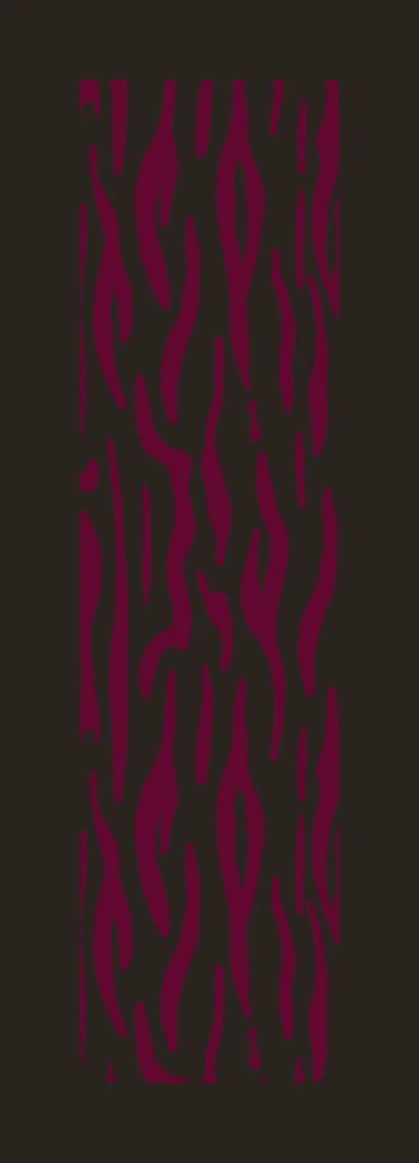 Animal print pattern with irregular shapes elongated stripes vertical strip and deep burgundy in white and maroon contrast preview thumbnail