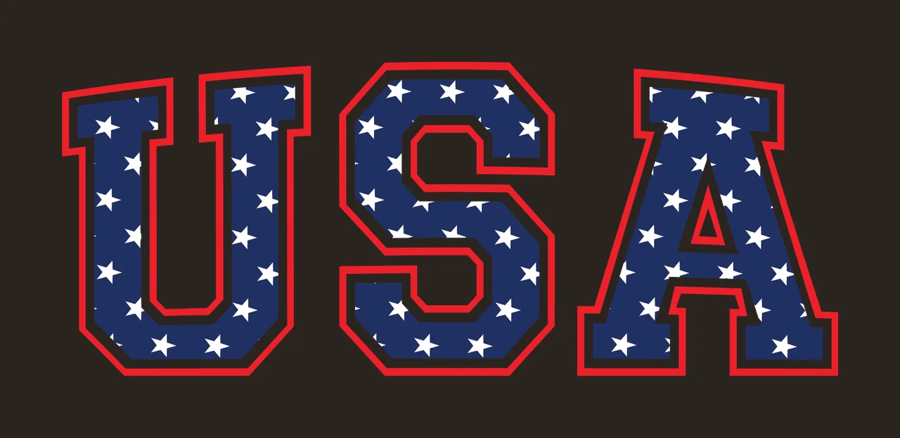 Can Glass Wrap Usa Bold Block Letters contrast preview thumbnail