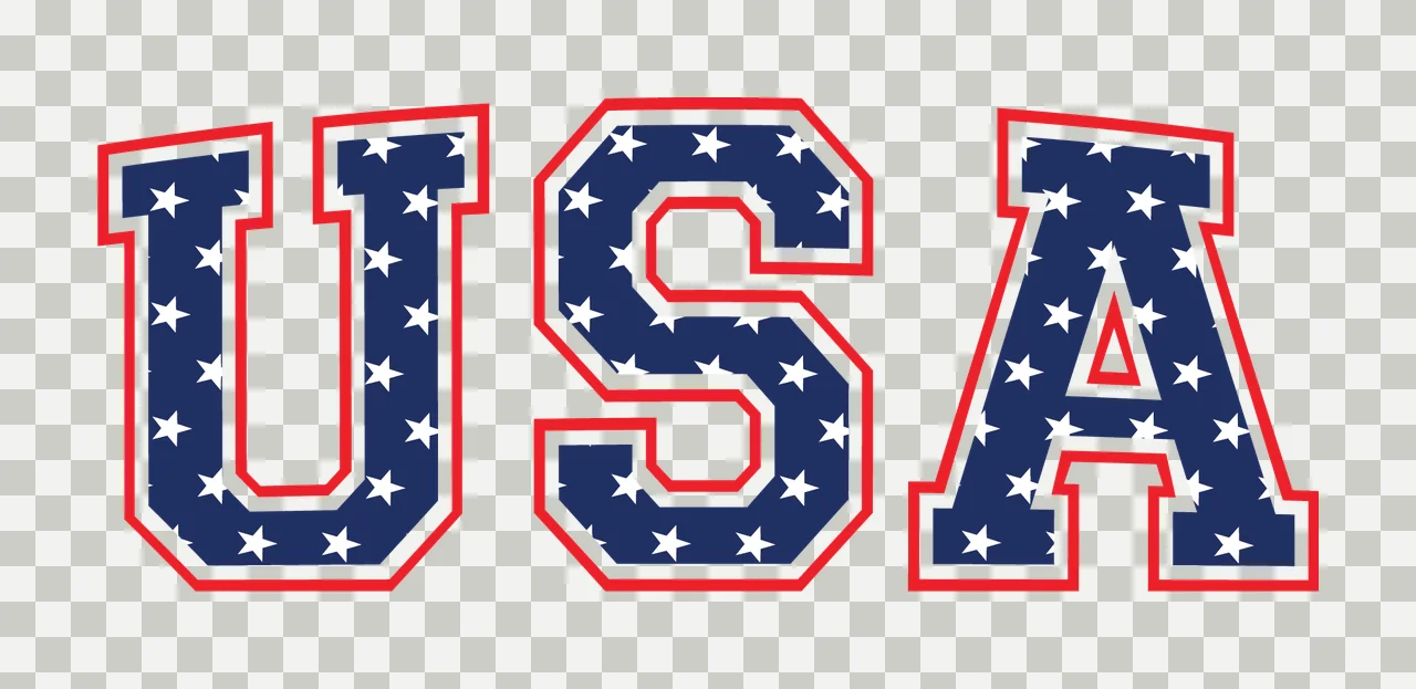 Can Glass Wrap Usa Bold Block Letters transparency and detail preview thumbnail